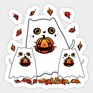 Purrfect Pumpkins Sticker